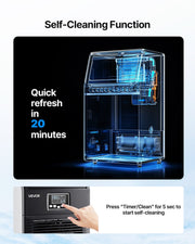 Commercial Ice Maker Machine – 80 lbs/24h, 32 Cubes, 12 lbs Storage