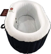 ALEKO 2-Person Inflatable Hot Tub – 100-130 Bubble Jets, 145 Gal, 1200W Heater, 104°F