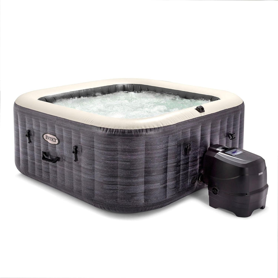 Purespa Plus Greystone 4-Person Inflatable Hot Tub with Jets