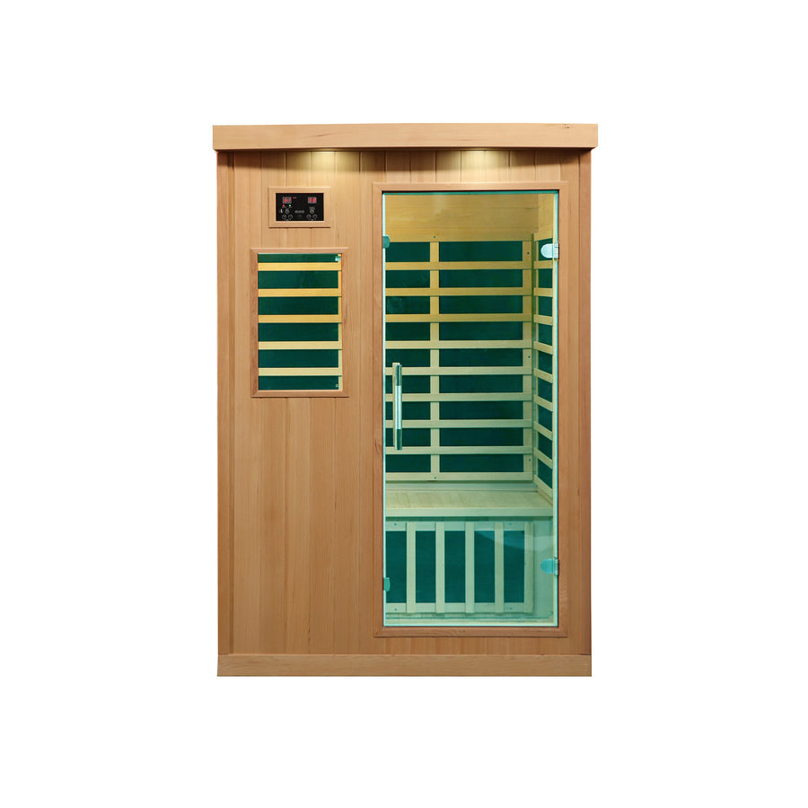 Tremblant 2-Person Infrared Sauna – FAR Infrared, Chromatherapy & Bluetooth Audio