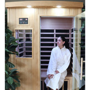 Tremblant 2-Person Infrared Sauna – FAR Infrared, Chromatherapy & Bluetooth Audio