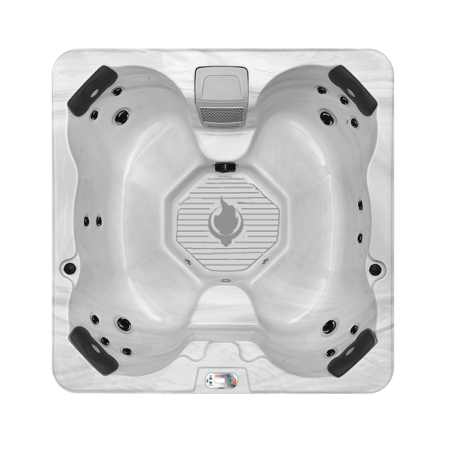 LYS4500 Plug & Play 5-Person Hot Tub – 18 Jets, Glacier Filtration & LED Lighting