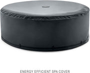 6-Person Inflatable Hot Tub – 140 Bubble Jets, Fiber-Tech, Energy Efficient Cover, 104°F