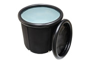 Foldable Ice Bath Tub for Athletes – 380L, 83x73cm, Insulated with Lid & Headrest