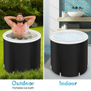 Portable Ice Bath Tub – Collapsible Cold Plunge Therapy Tub, 29.5" x 29.5"