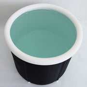 Foldable Ice Bath Tub for Athletes – 380L, 83x73cm, Insulated with Lid & Headrest