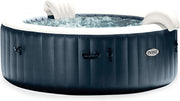 PureSpa Luxury 6-Person Bubble Massage Spa with Headrests & LED Light